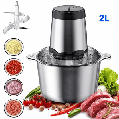 PICADORA DE ALIMENTOS MULTIFUNCIONAL DE ACERO INOXIDABLE 50% OFF